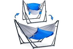 2 in 1 RV Hammock Chair, 30 Seconds Assembly