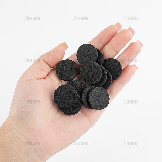 AUEAR - 100 Pack Almohadillas de Reposición Negras 22mm para Difusor de Aceites Esenciales miniatura 5