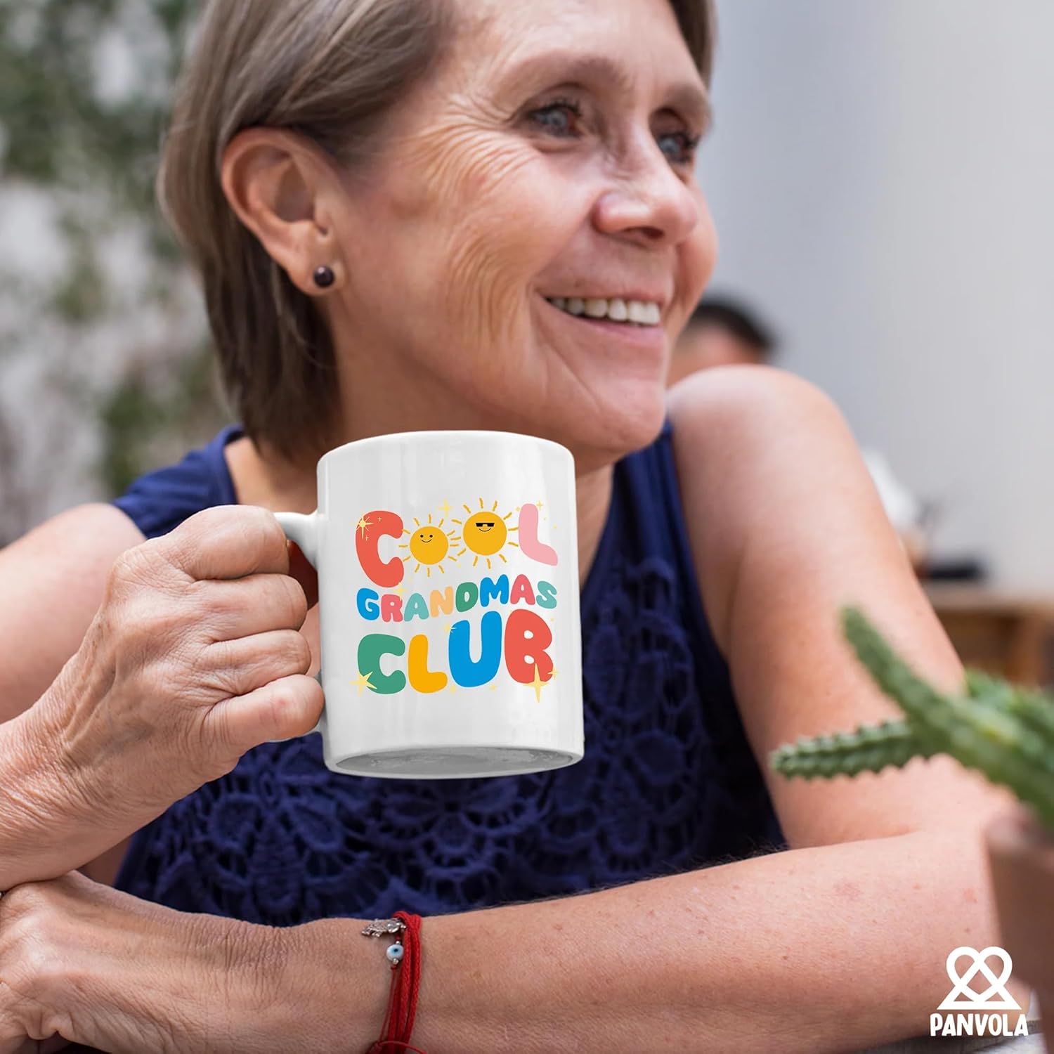 Cool Grandma Club Grandma Gifts From Granddaughter Grandson Husband Daughter Son Mothers Day Grandmother Abuela Ceramic Mug 11 oz White - Image 6