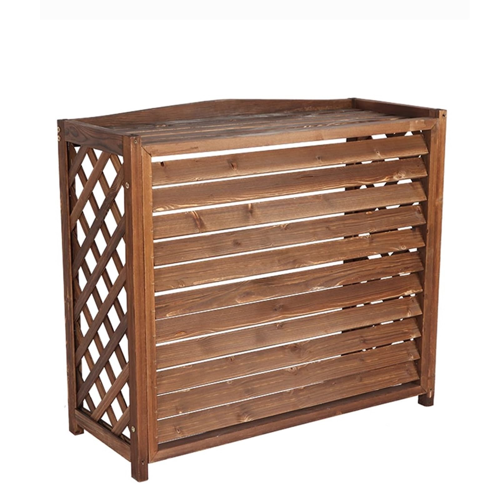 ITOSUI Air Conditioner Fence,Ac Cover for Outside,Privacy Screens Fence Panels Durable Solid Wood Material,Air Conditioner Outdoor Unit Protective Cover Outdoor Dust Cover Decorative Cover