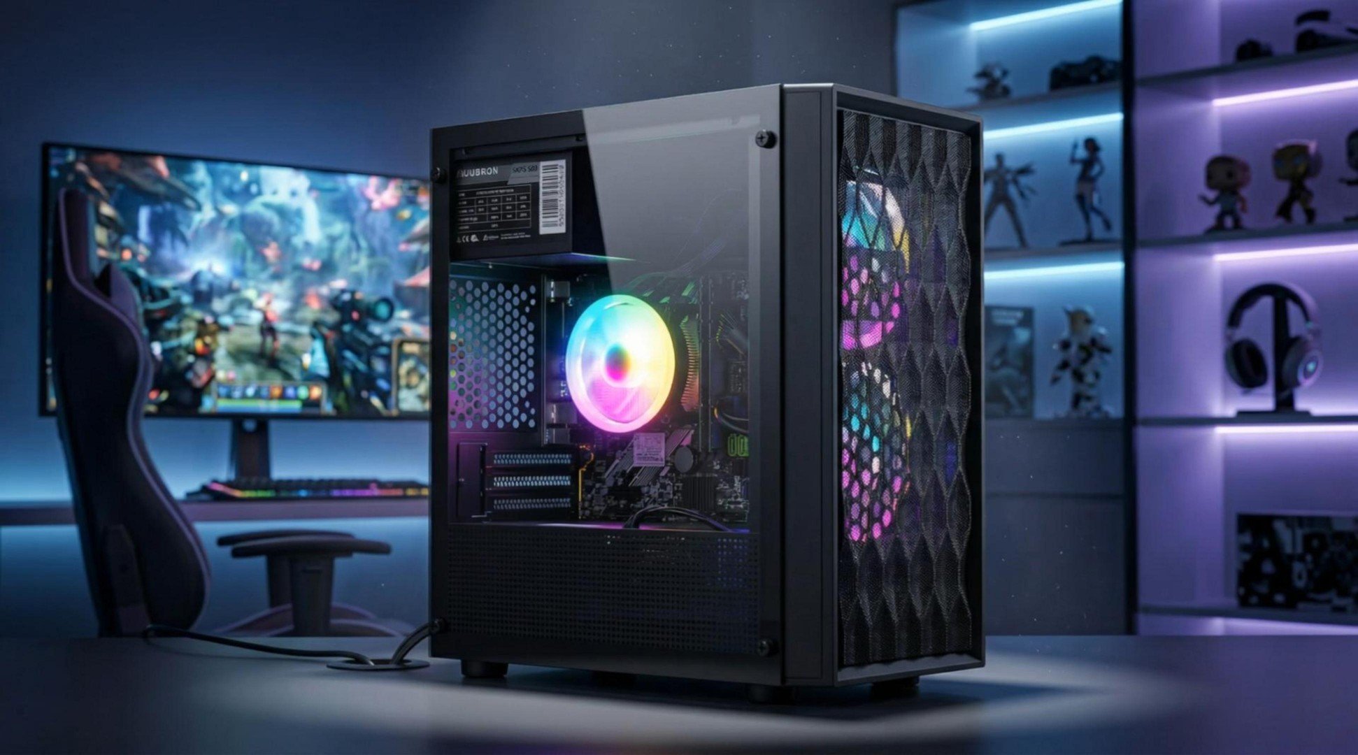 Amazon.com: STGAubron Gaming PC Computer Desktop, Radeon RX 560 4G