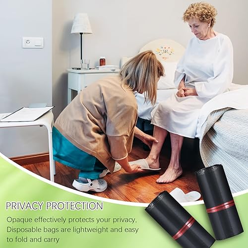 Miniatura 4 de 300 bolsas de ostomía desechables de 7.87 x 13.78 pulgadas, bolsas de eliminación de ostomía para evitar fugas de olores, suministros de colostomía,