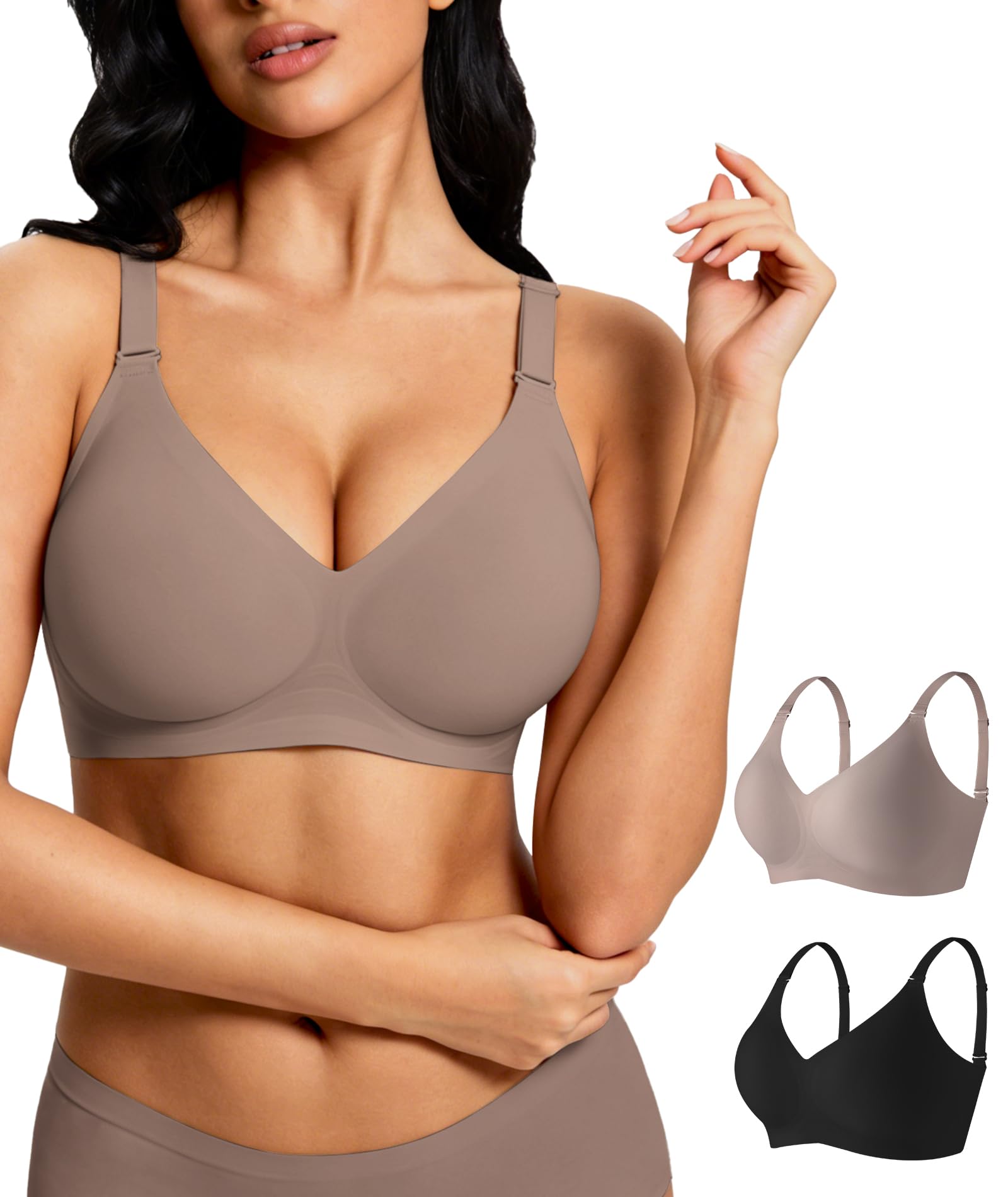 Jelly Bras 2-Pack Push Up