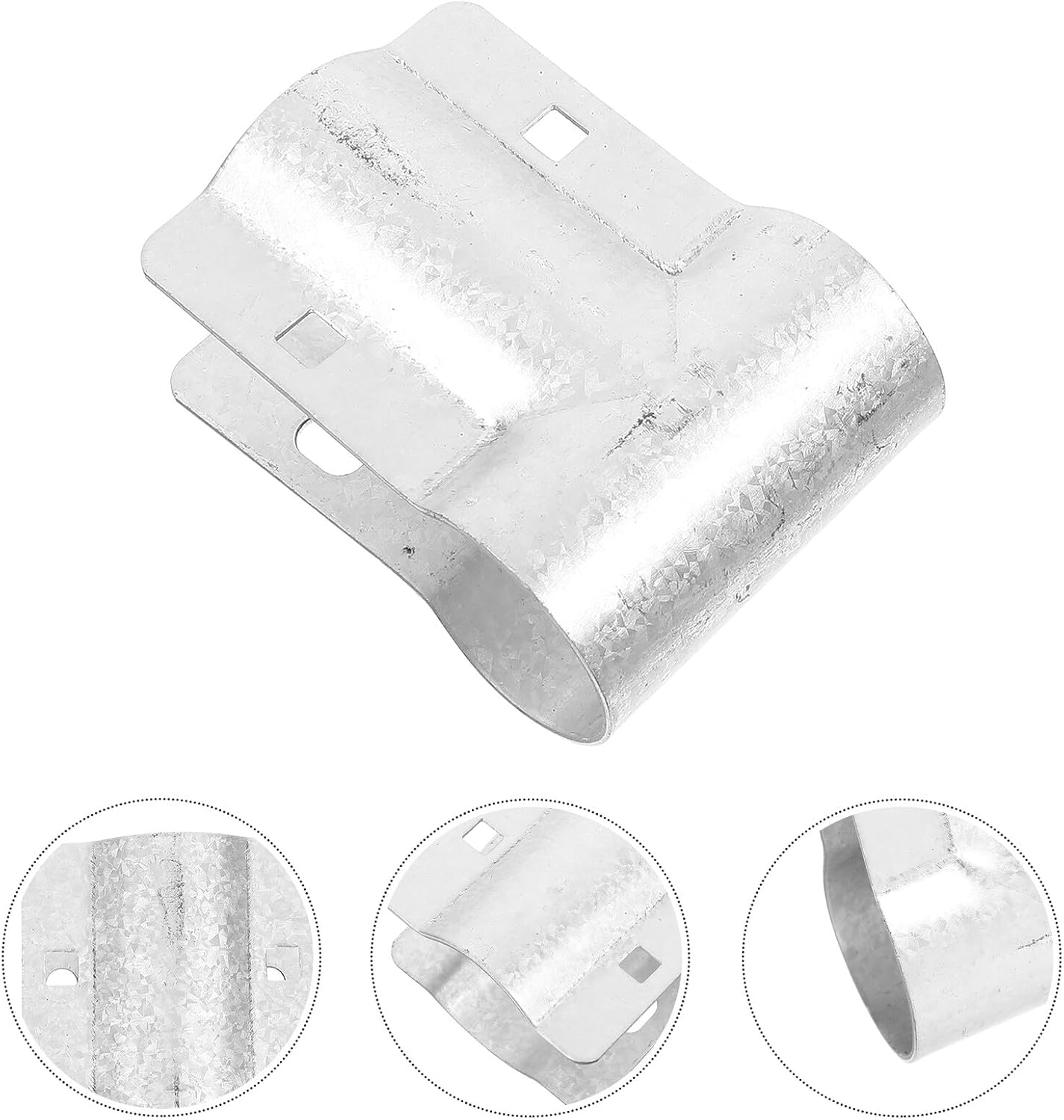 Abaodam 10pcs Heavy Duty Metal Greenhouse Connector Clamps T-shaped Pipe Rail Clamps for Φ32mm Steel Tubes, Garden Greenhouse Repair for Frame Support and Tube Fixing