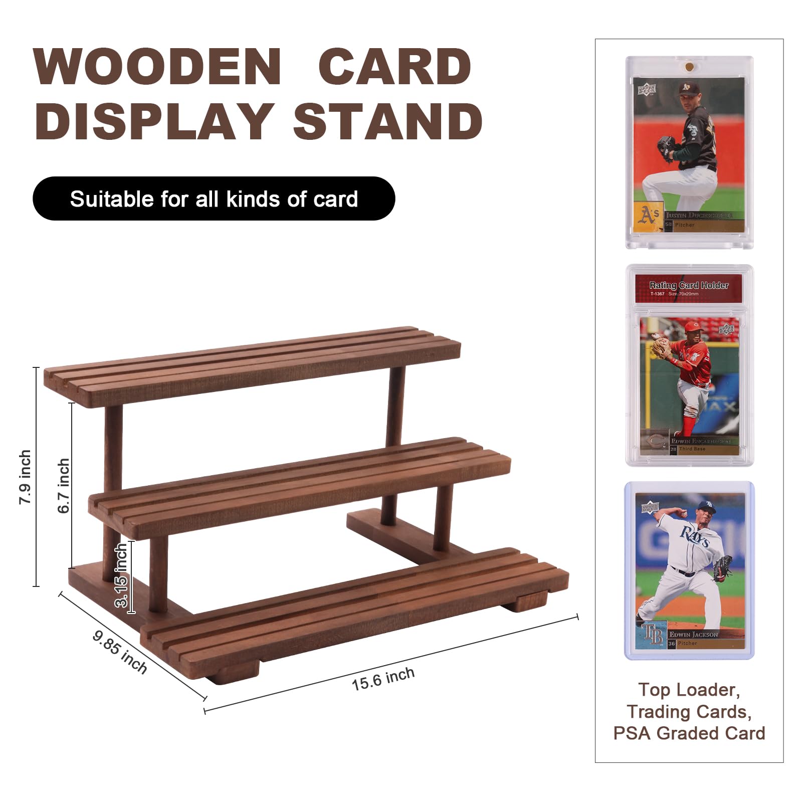 Amazon.com: PSA Graded Card Display Stand for Graded PSA Trading and Sports  Cards, Graded Cards or 35-Point Magnetic Trading Card Holder，Display for  Basketball Football Hockey MTG : Toys & Games