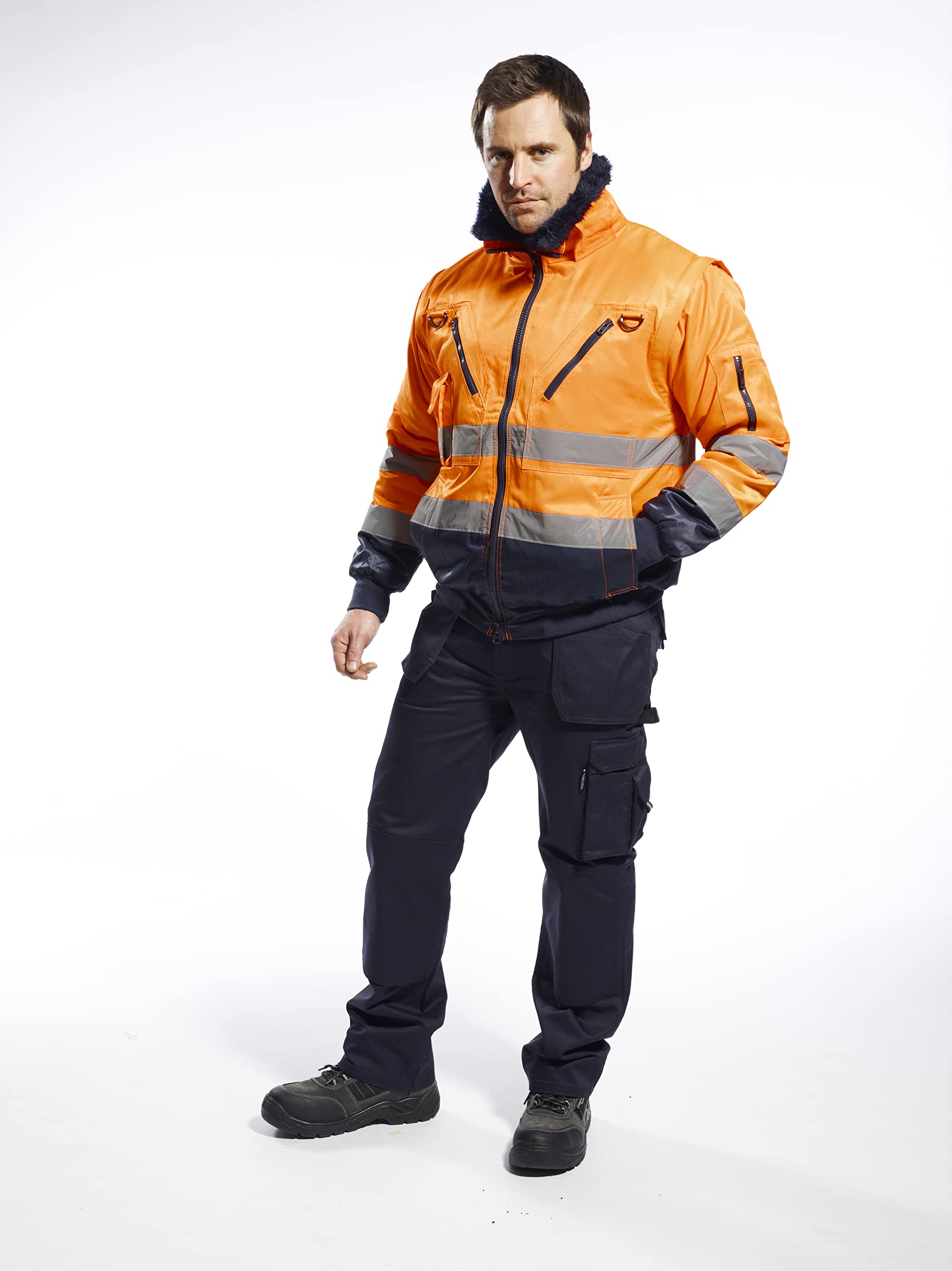 Portwest Kurtka Ostrzegawcza Mężczyźni Hi-vis 3 W 1