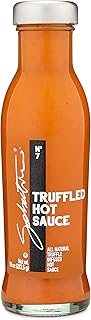 Sabatino Tartufi Truffle Hot Sauce, Gourmet Truffle Hot Sauce with Ripe Calabrian Chili Peppers, Infused With White Truffles, Kosher, Vegan, Vegetarian, Non-GMO Project Certified, 10 oz
