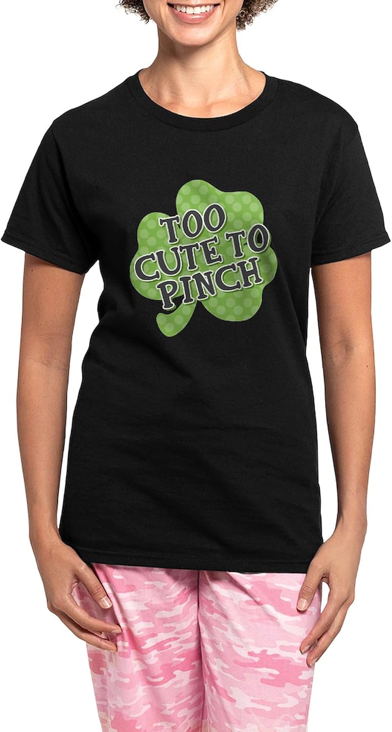 CafePress Too Cute Women's Dark Pajamas Womens Novelty PJ Sleepwear