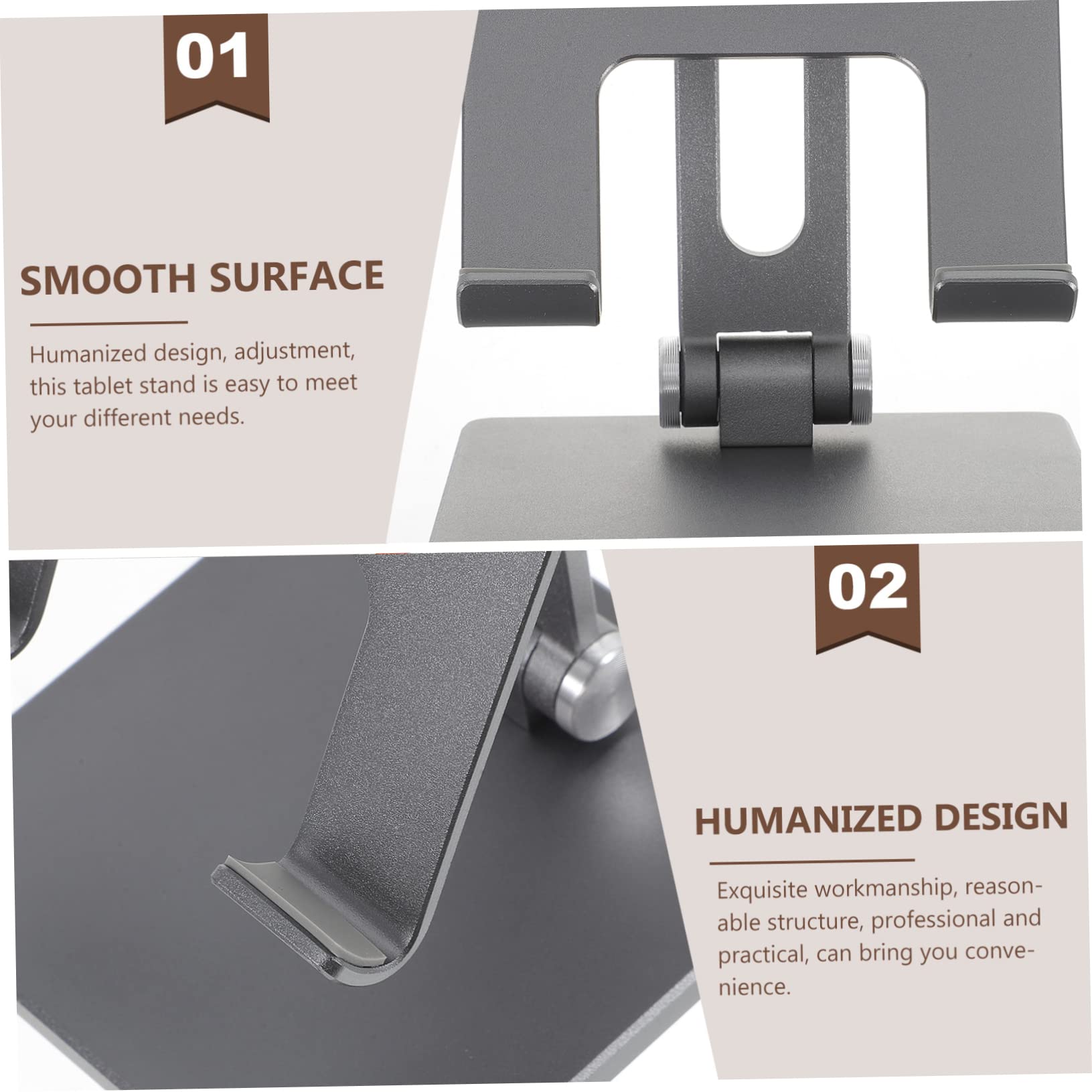 OSALADI 10pezzi Supporto Regolabile Per Tablet Pieghevole Per Scrivania Supporto Stabile Per Tablet e Smartphone Compatibile Con Vari Modelli Per Giocare Guardare Video e Lavorare Profondo