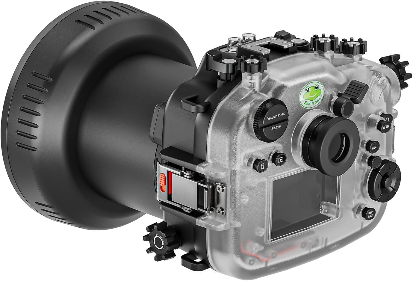 Seafrogs Underwater Housing for Fuji XT5 [40M/130FT] Waterproof Diving Camera Case for Fujifilm xt5 with PL Long Port for XF 16-80mm f/4 R, XF 18-55mm f/2.8-4 R, XF 16-55mm f/2.8 Lens