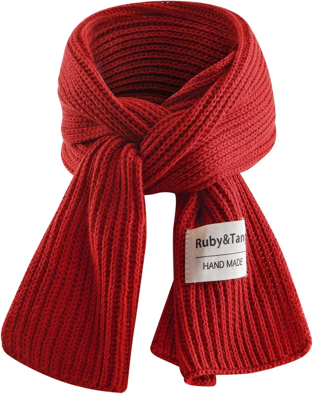 Ruby&Tang Kids Scarf Winter Warm Soft Knit Cotton Toddler Classic Scarves For Boys Girls 1-6Years - Image 4