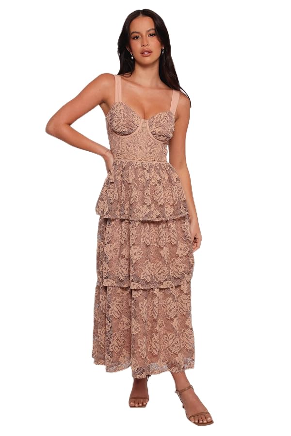Shania Midi Dress - Multi M by Petal & Pup - Used condition - US$119.01