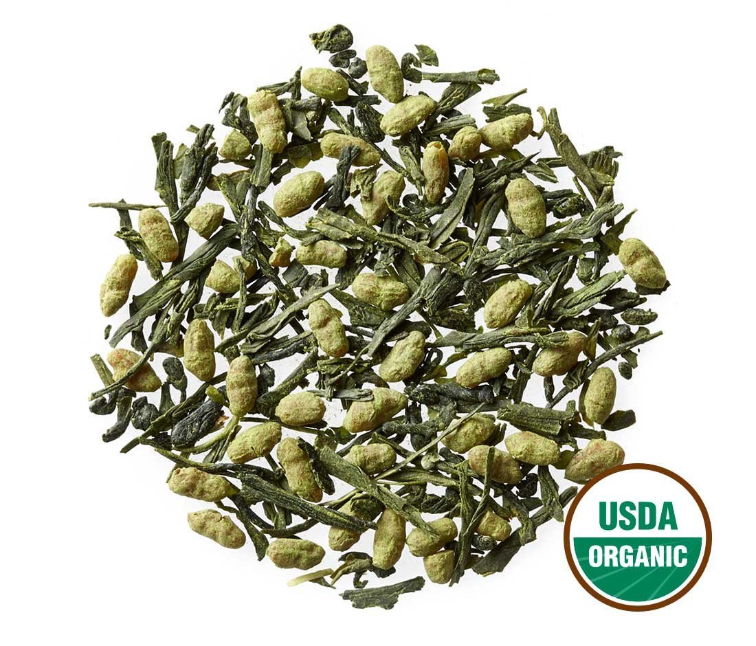 Golden Moon Tea Organic Genmaicha Matcha Green Tea - Loose Leaf Non GMO - 1 Pound 192 Servings — view 2
