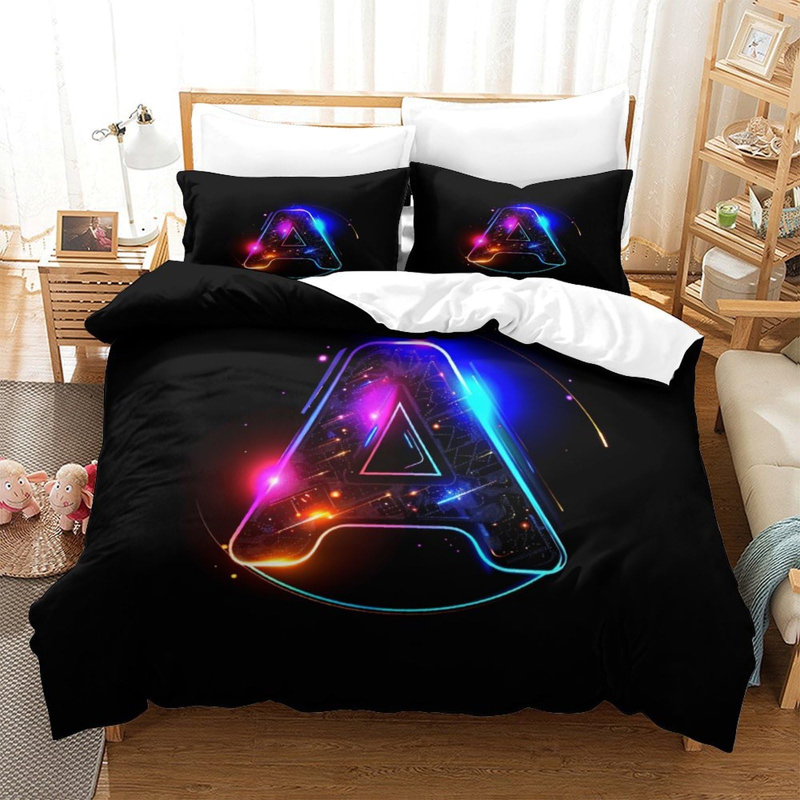 Parure de lit 3D respirante 260x220 cm pour transformer votre chambre parentale