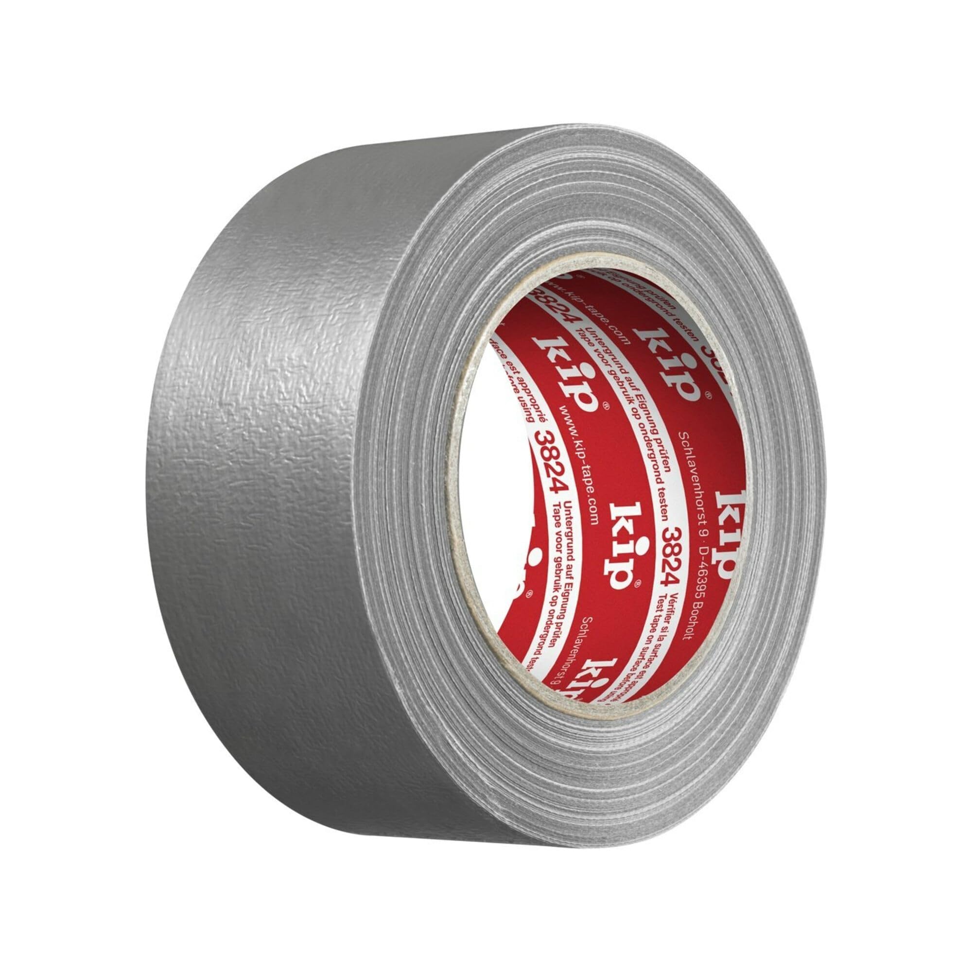 Kip - 1 rollo de cinta autoadhesiva Gaffa Rookie, color plata, 50 m