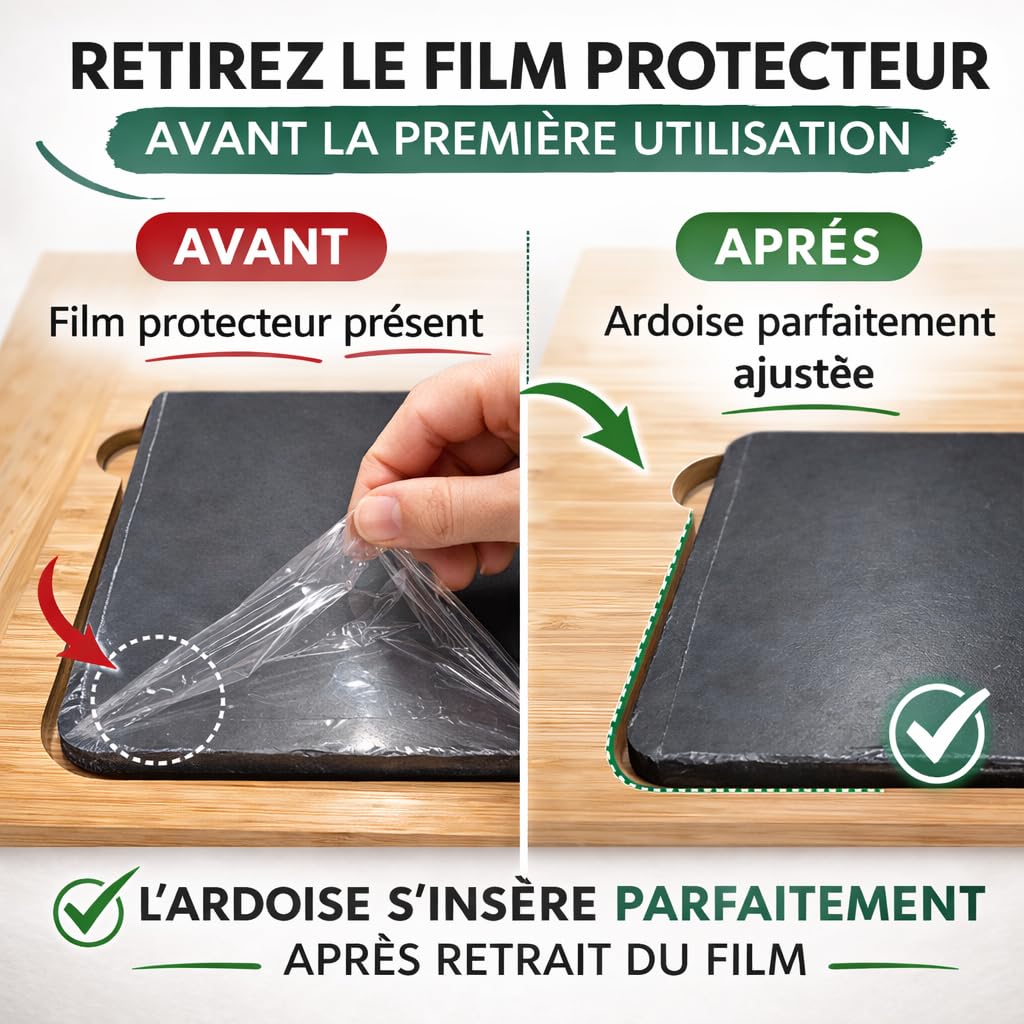 KKALYAN Planche Apero xxl Extensible en Bambou – Plateau Apéritif Dinatoire 6 à 8 Personnes avec Accessoires
