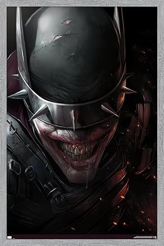 Miniatura 72 de Trends International DC Comics - Póster de pared con cara de Batman Who Laughs, 22.375 x 34 pulgadas, versión enmarcada en negro Versión con marco
