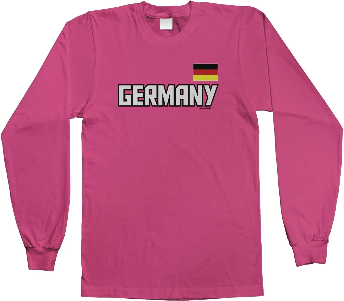 Threadrock Big Boys' Germany National Pride Youth Long Sleeve T-Shirt