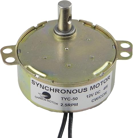 Motore Sincrono TYC-50 12V DC 30/36RPM - Piccolo Motore Per Progetti DIY E Elettrodomestici - Foto 2