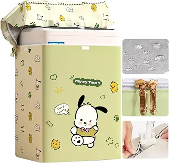 Top Load Waterproof Washing Machine Cover with Zipper - 22x22.8x36.2 inches