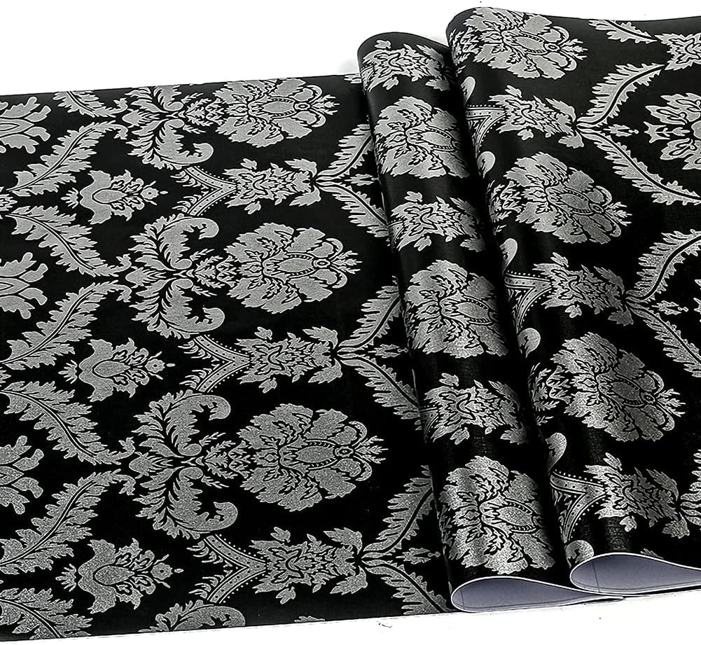See full amazon price history chart for SIA VENDORS Self Adhesive Wallpaper Vintage Textured Contact Paper Peel and Stick Wallpaper Removable Waterproof Floral Wall Paper for Livingroom Kitchen Bedroom, (Demask, 24 X 120 Inch) SIA VENDORS Self Adhesive Wallpaper Vintage Textured Contact Paper Peel and Stick Wallpaper Removable Waterproof Floral Wall Paper for Livingroom Kitchen Bedroom, (Demask, 24 X 120 Inch) (B0D33QQPQ9) Amazon Price History, Amazon Price Tracker
