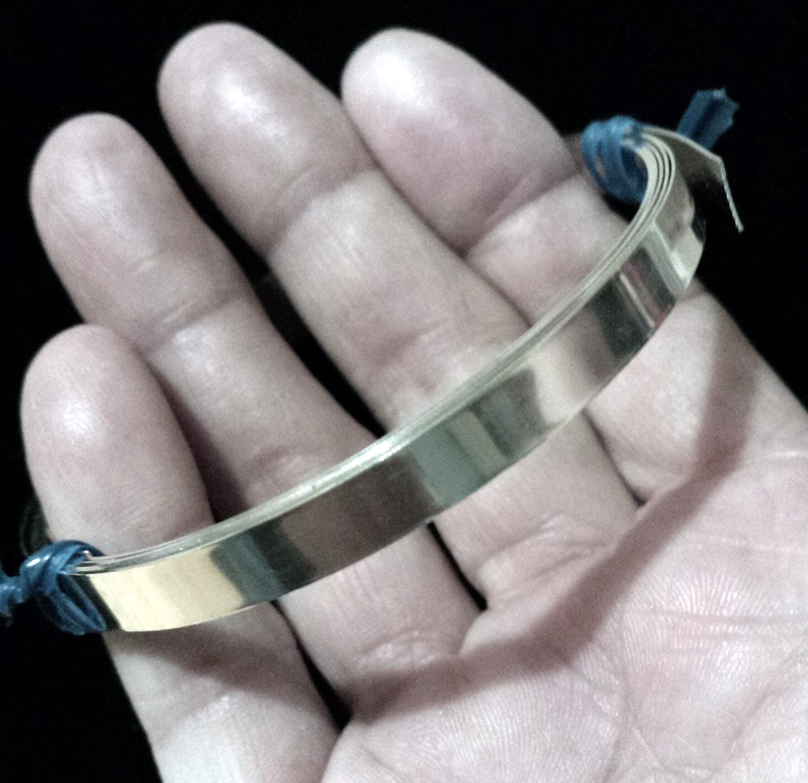 Adornville(r) 925 Sterling Silver Plain Bezel Wire 28 Gauge 3/16 Inch x 12 Inches with Jewelry-Making Tip Sheet by EAM Jewelry Design and Supply - Image 4