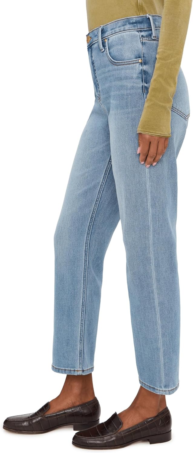 KUT from the Kloth Blair High-Rise Fab Ab New Straight Leg 5 Pocket in Certify