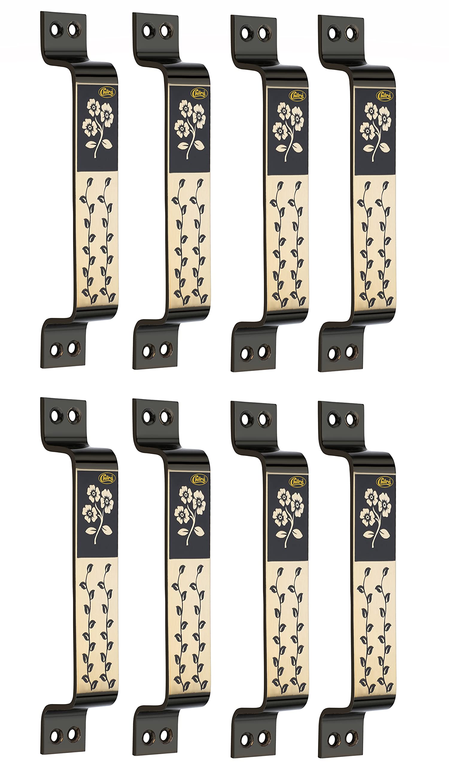 Chitra Mat Flower Stainless Steel Door/Cabinet Handles Pack of 8 (8 Inch, Antique Marvel) (B0993LWZ6H) Amazon Price History, Amazon Price Tracker