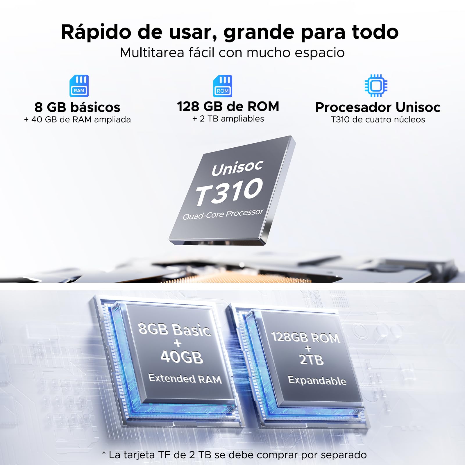 P10 Tablet Android 16, Tablet 10 Pulgadas 48GB RAM+128GB ROM/2TB TF, Tableta con Teclado y Lapiz, 90Hz Screen, 7000mAh, Gemini AI, 5G WiFi, Face ID, 5W OTG, OTG, GPS, 3.5mm, Widevine L1, Gris