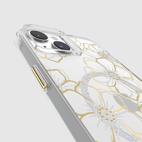 Miniatura 5 de Case-Mate Funda para iPhone 15 Plus, gemas florales protección contra caídas de 12 pies compatible con MagSafe Funda magnética con diamantes de