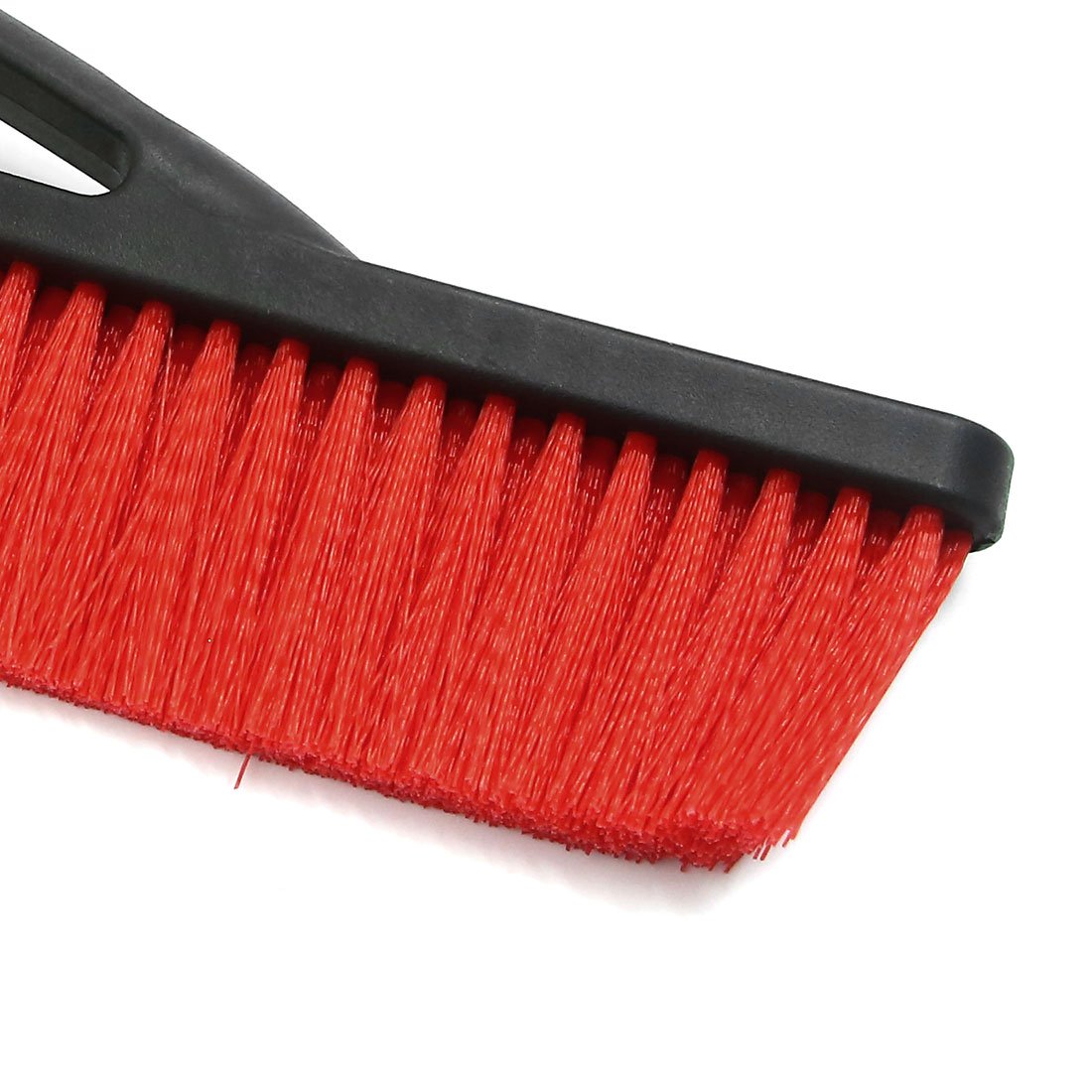 sourcing map Negro Rascador de Coche Hielo Nieve Parabrisas Raspador Cepillo Rojo