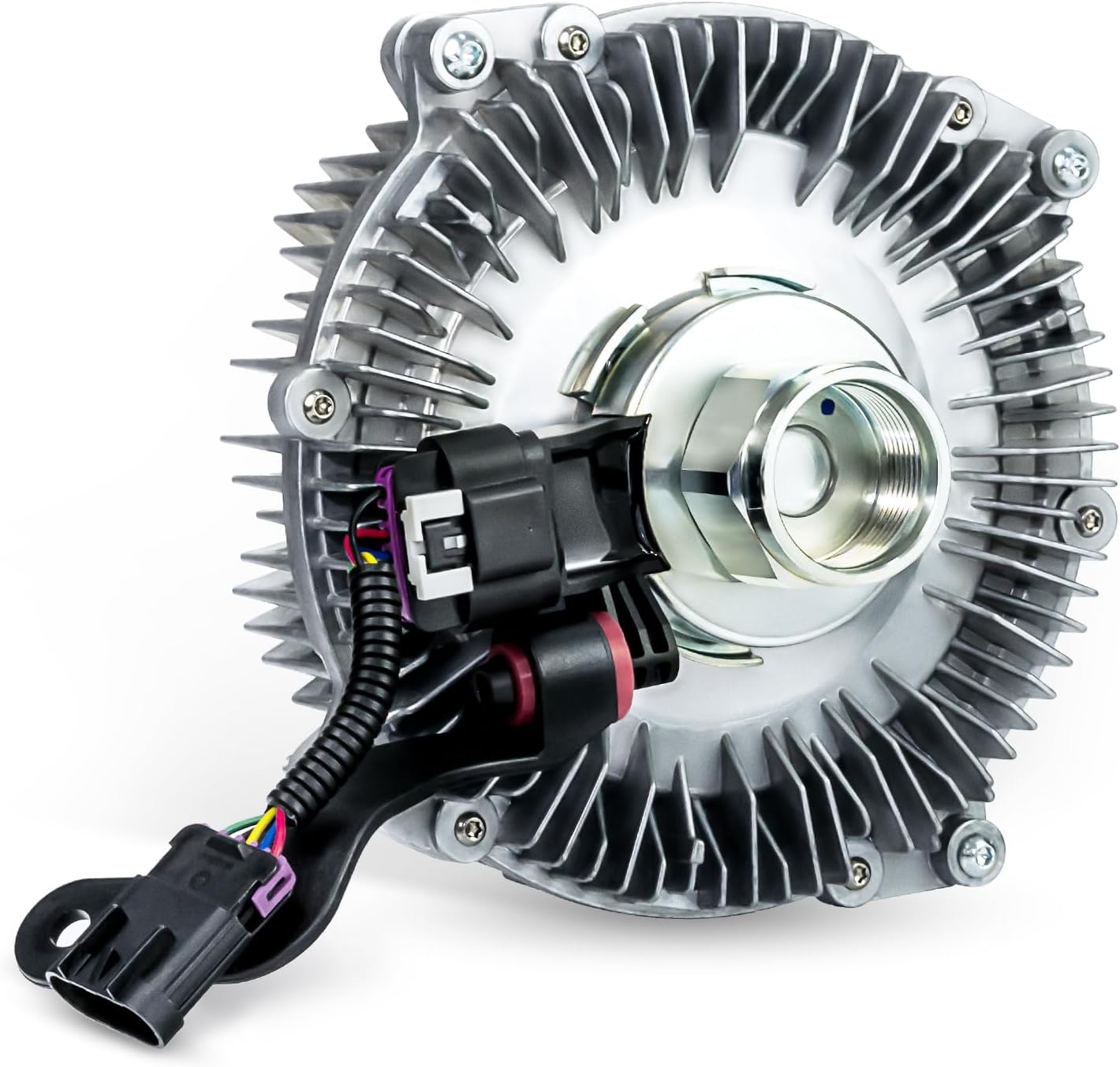 52014729AC Engine Radiator Cooling Fan Clutch Compatible with 2013-2018 Ram 2500 3500 4500 5500 6.7L Diesel Engine Replacement for 52014729AC 52014729AA 52014729AB