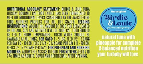 Miniatura 3 de Comida húmeda de atún y piña para gatos, platos gourmet de 3 onzas, caja a granel de 36 latas