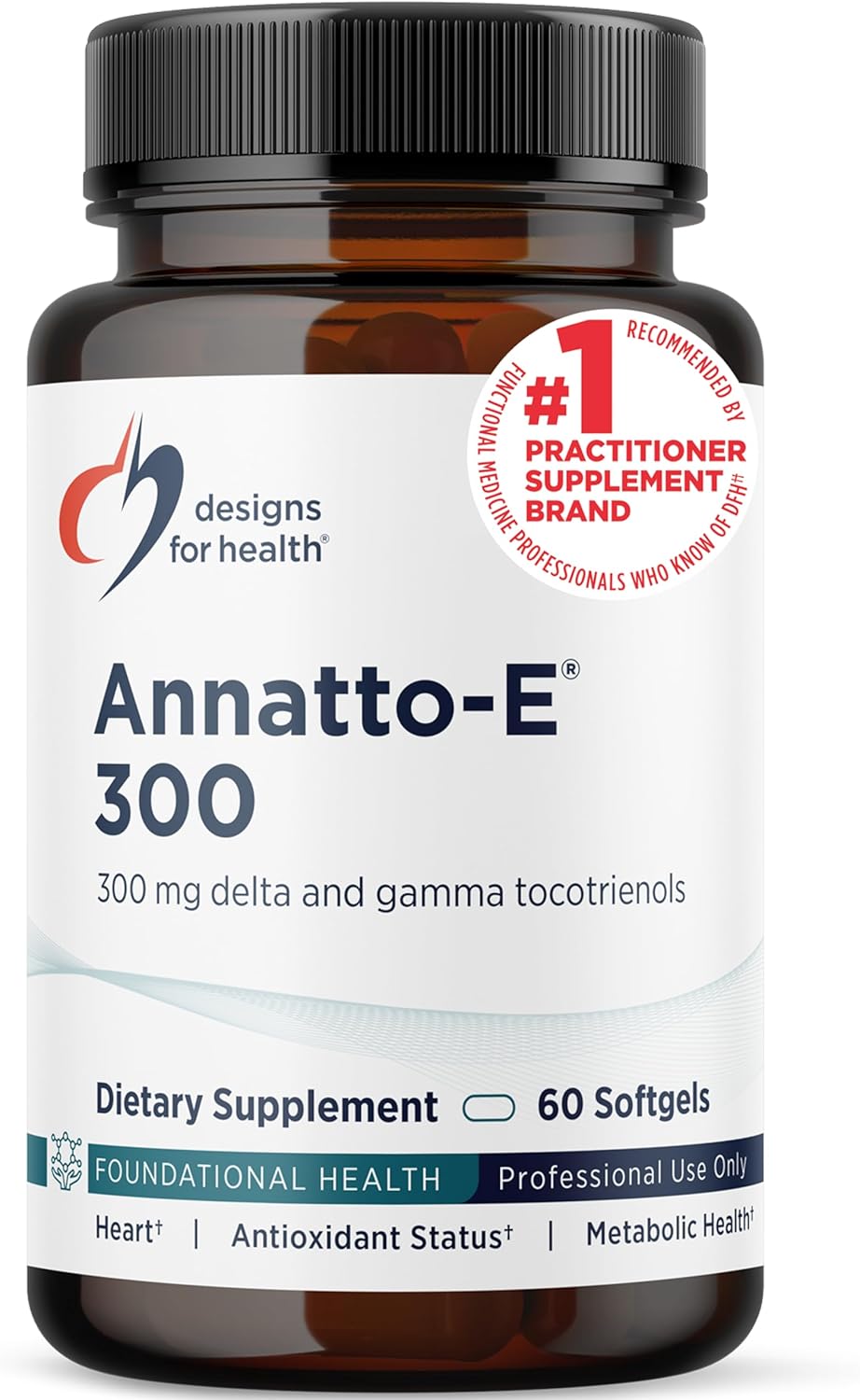 Designs for Health Annatto-E 300mg Tocotrienols...