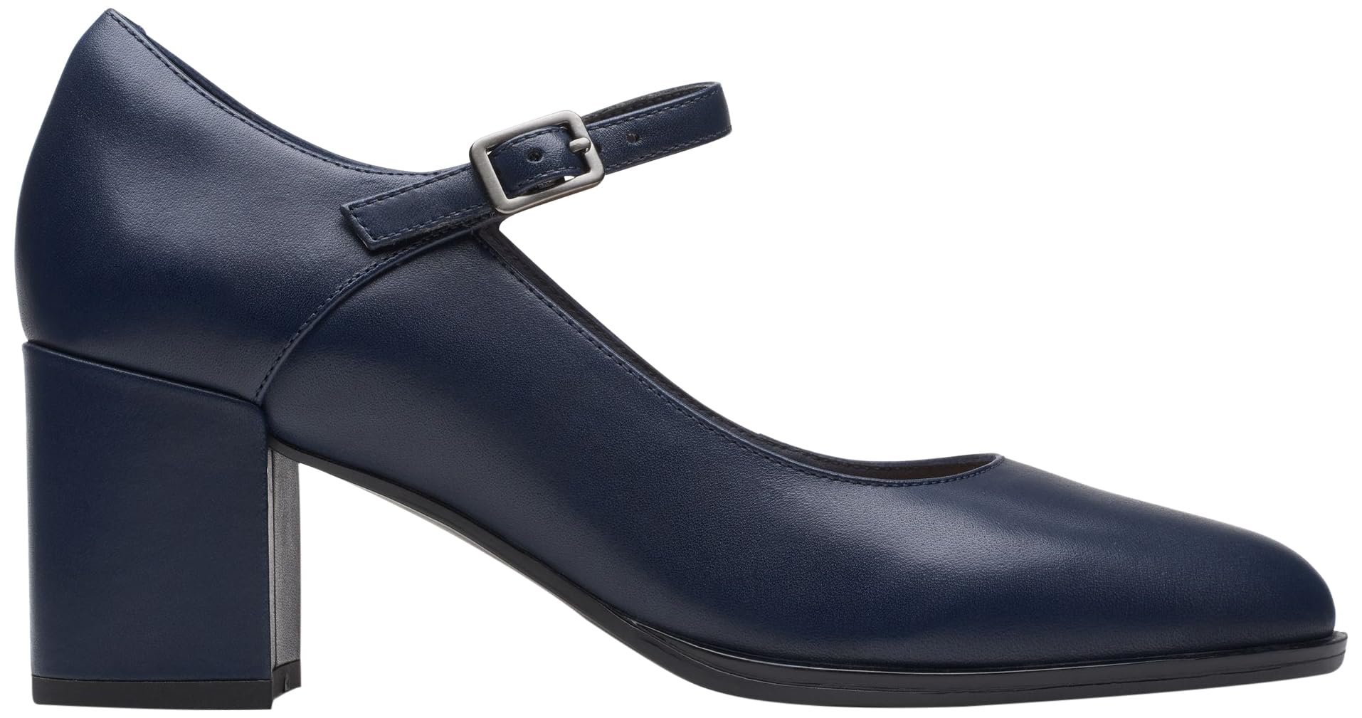 Clarks Women's Freva55 Strap Womens Court Shoes - Navy - Size: 5