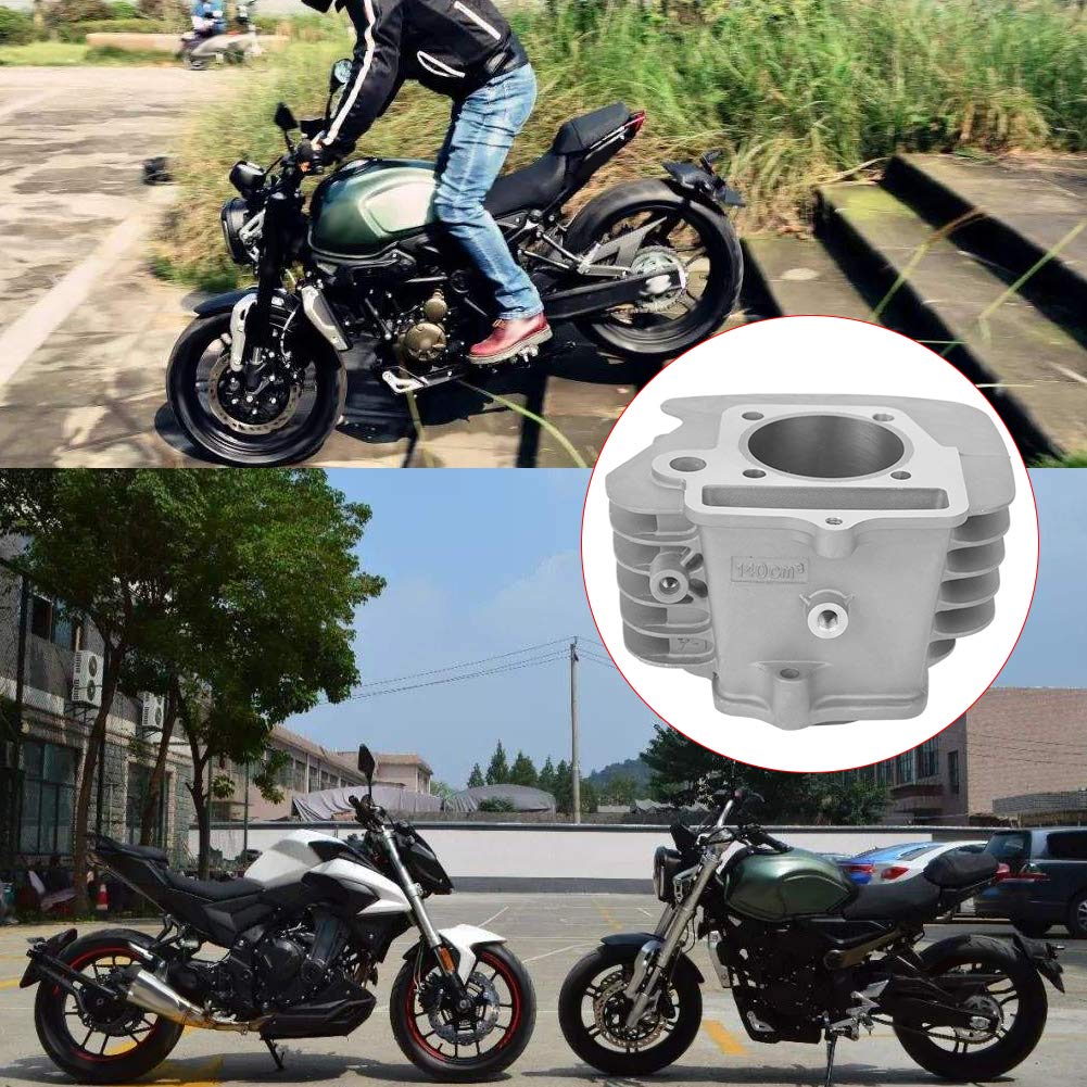 Tbest Kit Cilindro Cilindro Motore Acciaio Inossidabile Resistente Alla Ruggine Resistente All'usura Facile da Installare Sostituzione con Guarnizione Pistone per