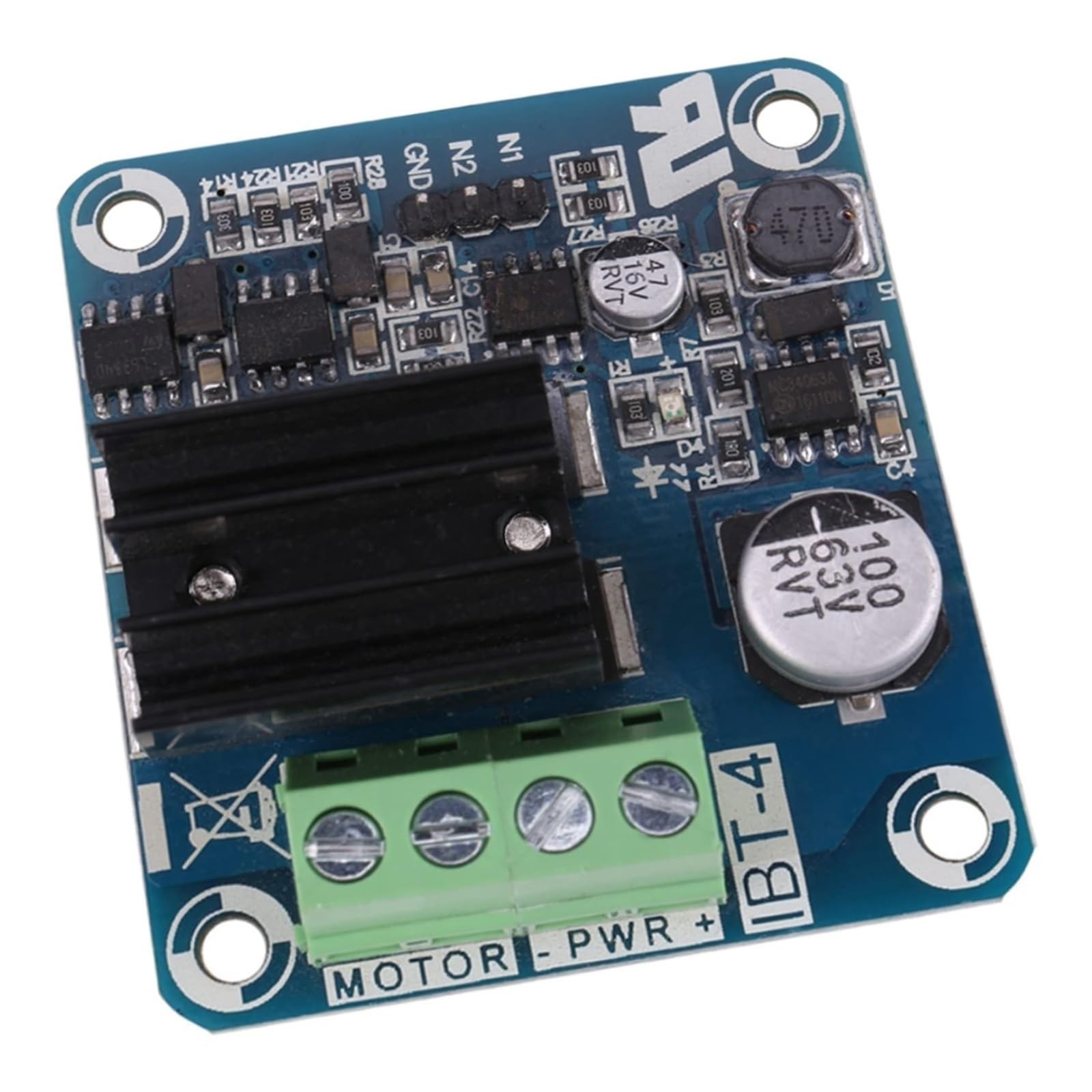 Módulo de accionamiento de puente H Controlador de motor de alta corriente de 50 A for rotación hacia adelante y atrás con aislamiento PWM Compatible con fuente de alimentación de 3,3 V a 12 V