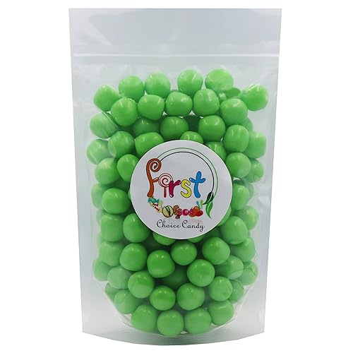Miniatura 3 de Bolas de caramelo de frutas ácidas masticables (sandía verde claro, 2 libras)