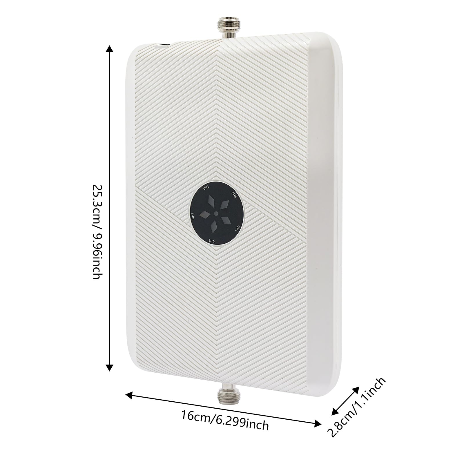Amplificateur réseau Mobile, répéteur Signal 15 W pour Tous réseaux(Blanc) | Gain de 66 dB, grande portée, avec fonction AGC intelligente pour l'amplification du signal dans les grands résidentiels