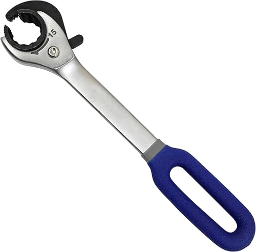 Miniatura 6 de 4LIFETIMELINES Llave de línea de extremo abierto de trinquete SAE de 58 pulgadas