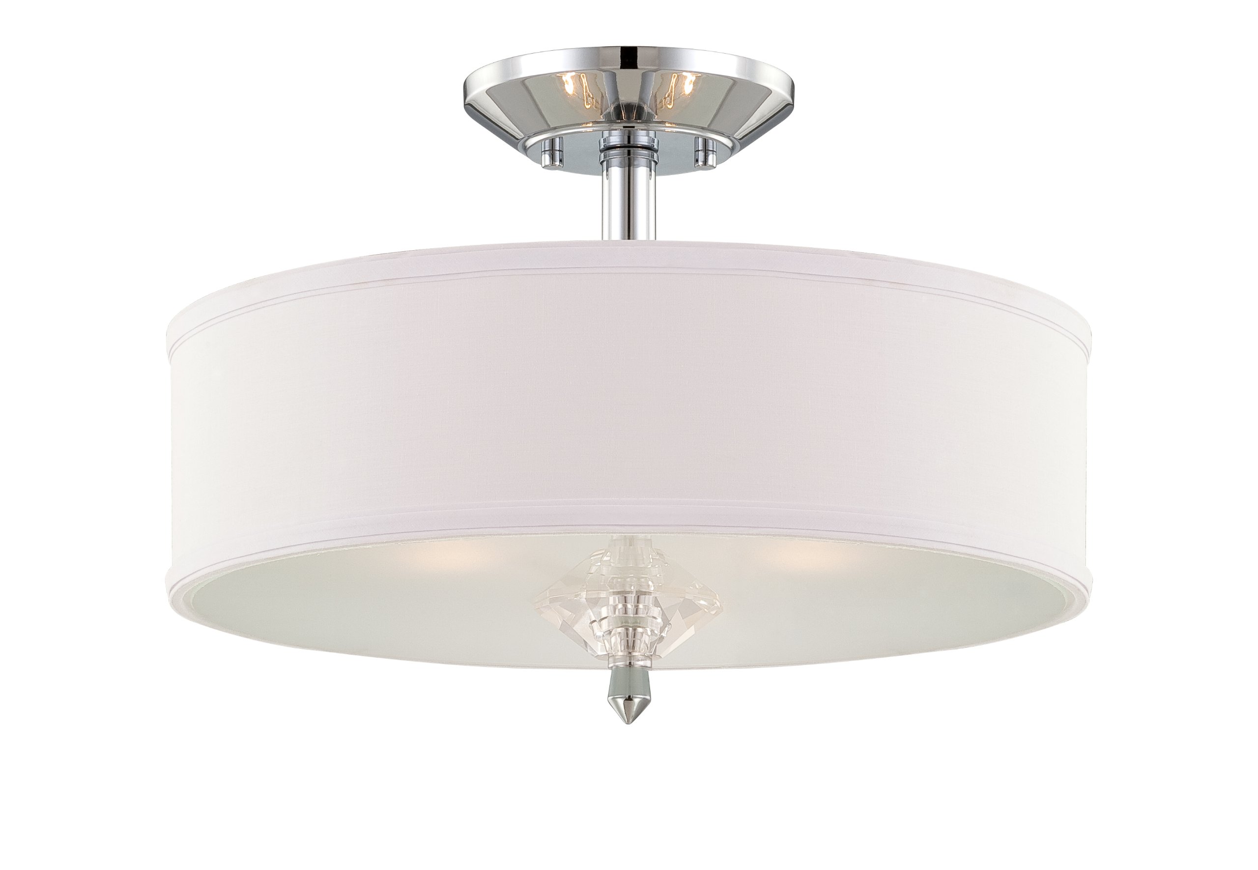DESIGNERS FOUNTAIN84211-CH Palatial Semi-Flush