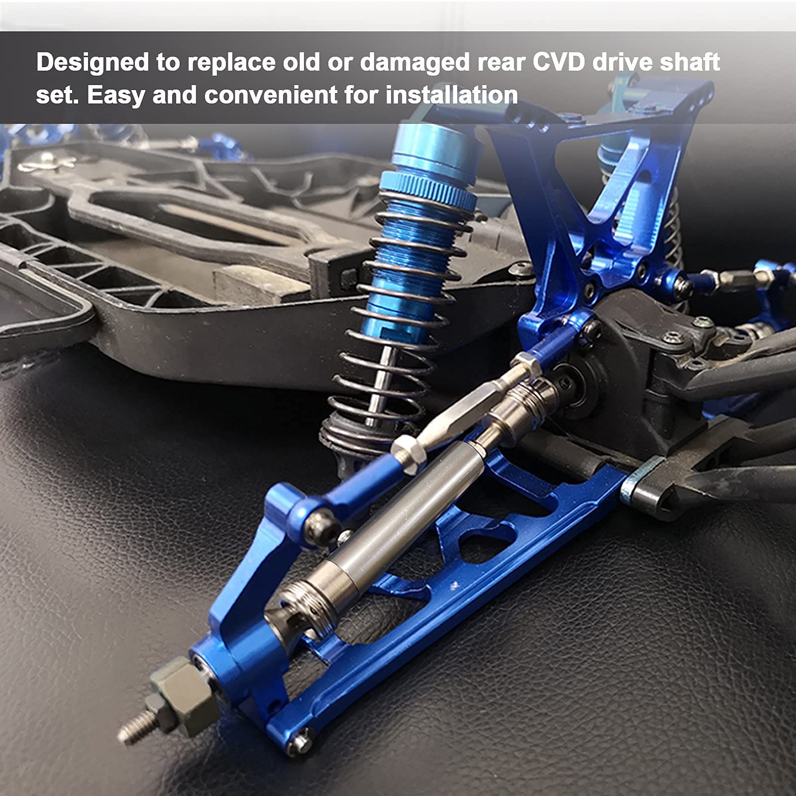 CVD Semiassi In Acciaio Inox Anteriori E Posteriori Per Traxxas Slash 1/10 (Platinum)