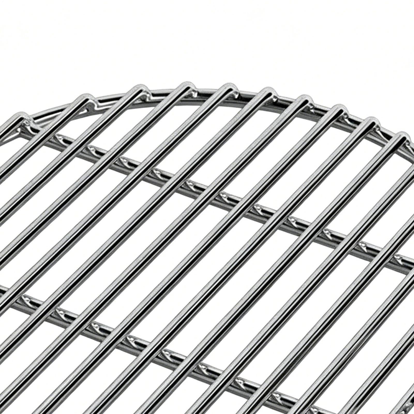 Ruszty Grillowe Nieprzywierający Okrągły Ze Stali Nierdzewnej | Okrągły ruszt do barbecue Do grillowania na zewnątrz, w ogrodzie, kemping, wędkowanie, piknik, podróże, imprezy, spotkania