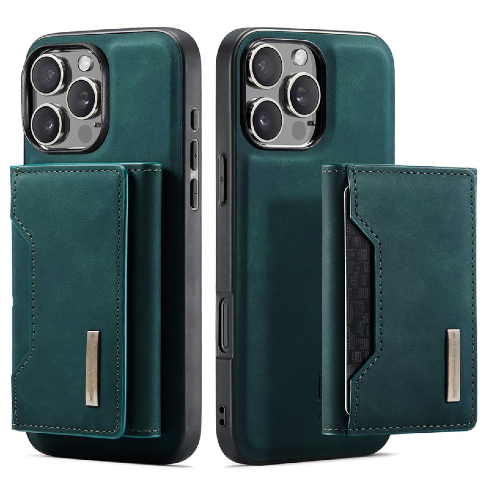Do iPhone SE 2020 (2022) Magnetyczny skórzany portfel na kartę etui na telefon z klapką (do iPhone SE 2020 (2022)/zielony)
