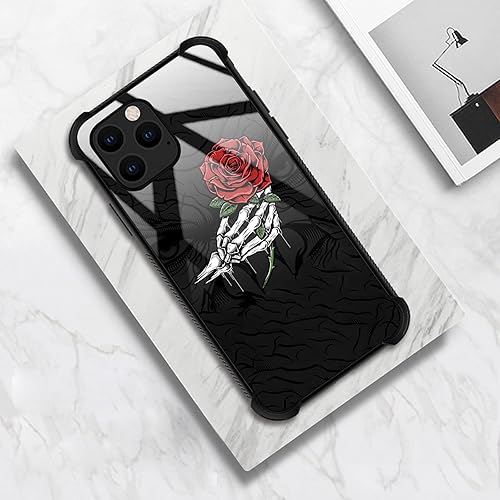 Miniatura 2 de CARLOCA Funda compatible con iPhone 13 Pro Max, diseño gráfico de identidad de rosa, a prueba de golpes, antiarañazos, para iPhone 13 Pro Max