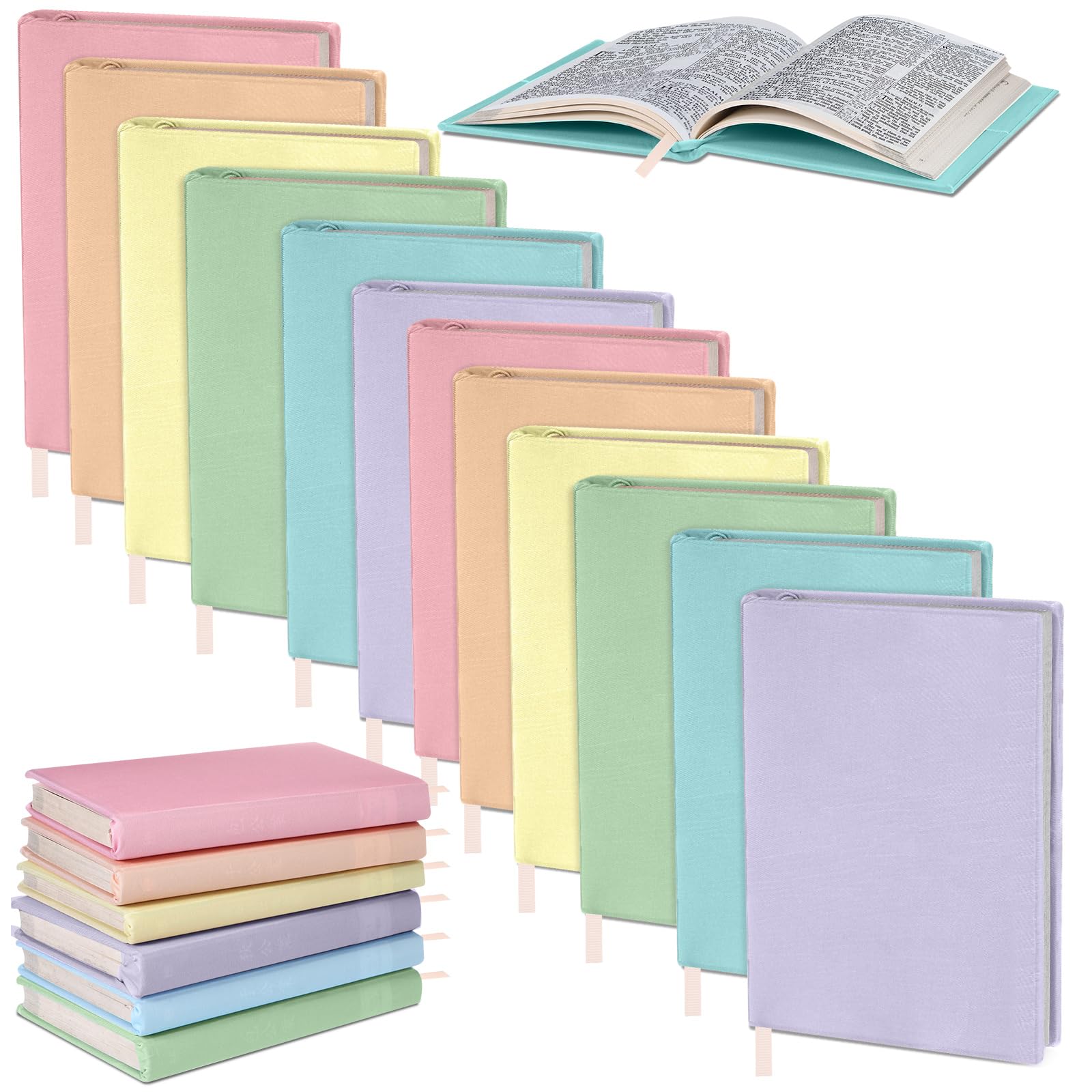 Gilprop Confezione da 12 copertine elastiche per libri di testo da 15,5 a