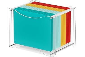 Clear Plastic Hanging File Organizer: Modern Storage Solution
