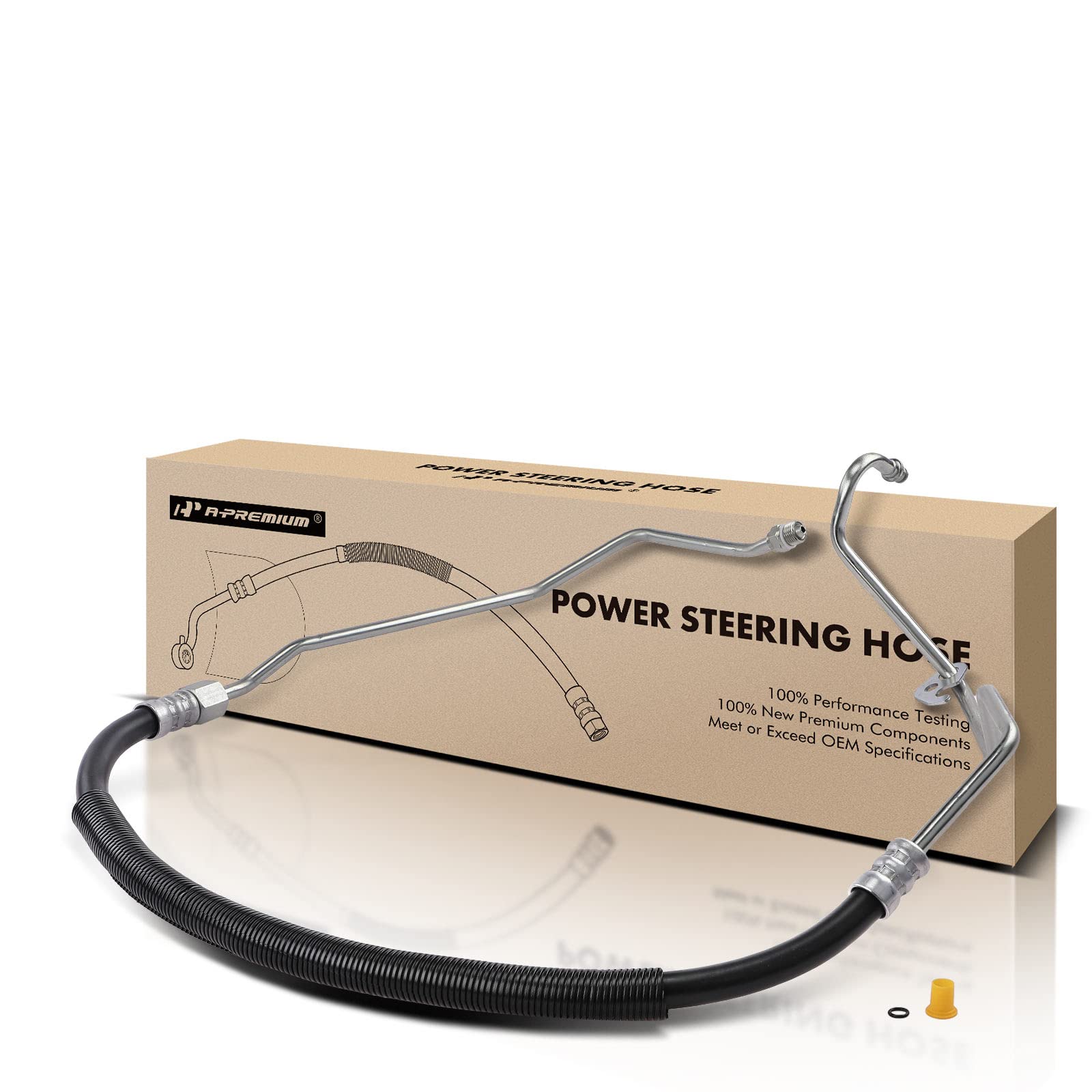 A-Premium Power Steering Hose Pressure Line Hose Assembly Compatible with Ford Escape 2004 V6 3.0L To Gear