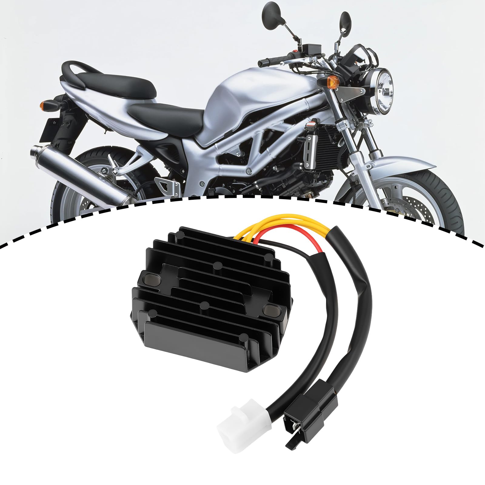 12V Regler Gleichrichter kompatibel mit Suzuki SV650 1999-2002 LS650 Savage 1986-2012
