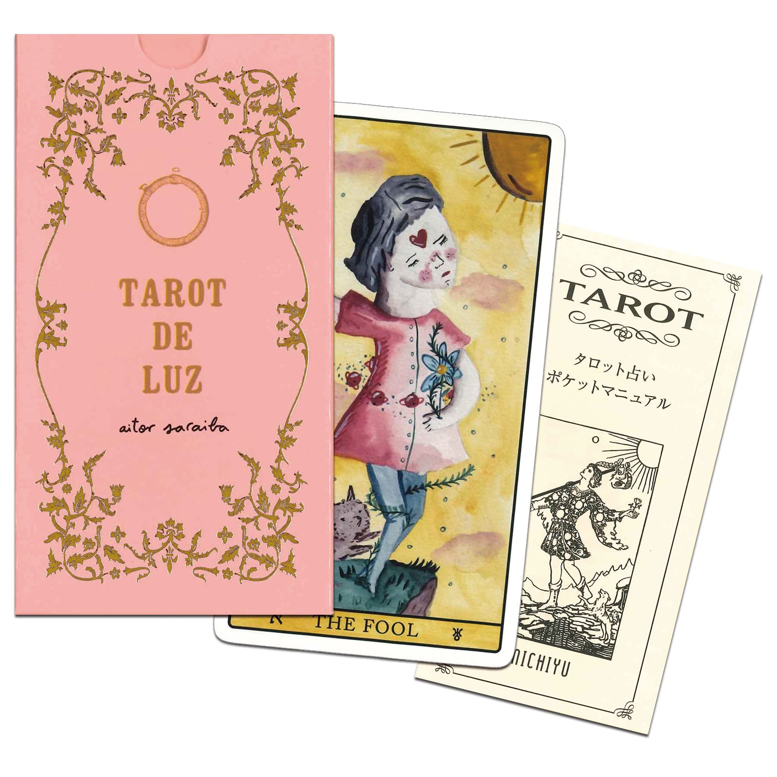 Amazon.co.jp: ニチユー(Nichiyu) タロットカード 78枚 マルセイユ版 占い [正規品]【タロット デ ルス TAROT DE  LUZ】日本語解説書 『ポケットマニュアル』付 ”ユーモア溢れる芸術的なタロット” : おもちゃ ニチユー(Nichiyu) タロットカード 78枚  マルセイユ版 占い ...